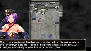 Karryn Endures Rough Threesome with Slime Monster and Thug