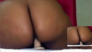 Bbw Rides Dildo Effortlessly, Creaming Hard