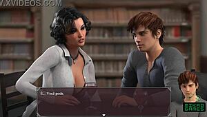 Lust Epidemic Ep 13: Stunned Watching Hot Lesbian Milfs Licking in 3D