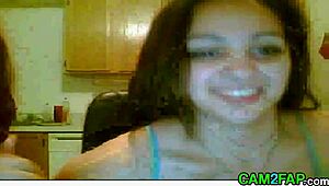 Watch this hot lesbian webcam show, amateurs licking pussies!