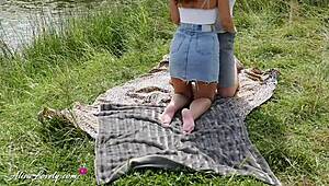 Fucking outdoors with wind and risk didn’t stop Alisa Lovely