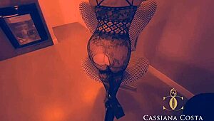 Little witch Cassiana Costa attacks on Halloween in Fortaleza