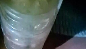 Fleshlight Fun Outdoors with a Massive Cock in Public