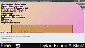 Dylan Discovers A Stick In Bondage Spanking Scene