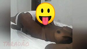 Slut moans and cums in my mouth while I lick her trimmed pussy 😏