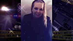 Fetish goddess in police costume dominates