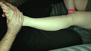Step-Sister Trades Foot Massage for Intense Foot Rub