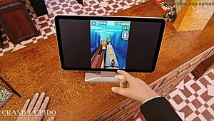 Mei's wild night journey in steamy anime action