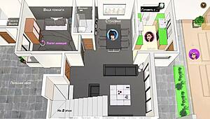 Complete gameplay confined with goddesses part 9 blowjob and cumshot