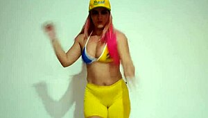 Debora Fantine dancing at Olympics