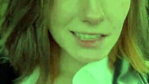 cute teen amateurs have first date sex in restaurant, homemade creampie.