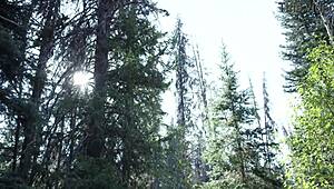 Latina girl masturbates outdoors next to another girl