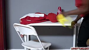 i watched adrian hart and joseph castillan gettin into heated anal sex in the locker room