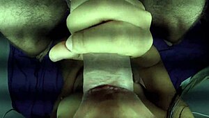 From my view, Mariangel Belle sucks cock in FPV