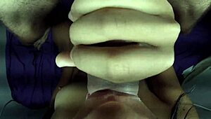 From my view, Mariangel Belle sucks cock in FPV