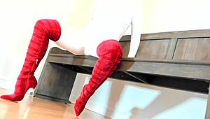 Jerk off to my catsuit and boots domination!