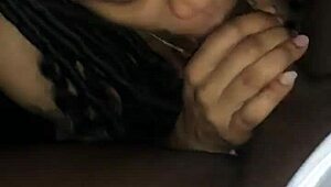 pretty girl sucking big black cock