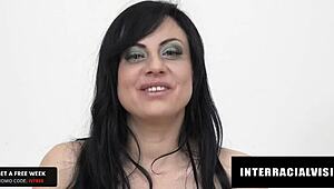 Hot Latina Damaris Takes BBC Anal Hard!