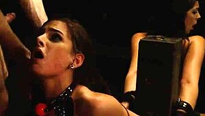 Australian beauty Sydney Cole and Olivia engage in male domination