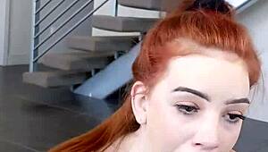 Creepypa massive bbc caught pounding tight redhead pussy on raw video