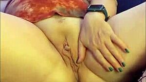 hotwife steffi's hippie witch vibe with wild pussy dance