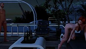 Interracial deepthroat leads to creampie facial