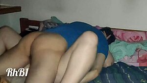 Hidden cam catches amateur redhead couple in raw homemade action. Their intense session ends with a messy cumshot.