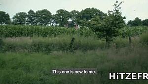 Imagine a hot german blonde milf getting bent over for deepthroat and doggystyle fucking outdoors, ending with a cumshot.