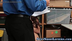 Amateur Shoplifter Caught and Rammed Doggystyle