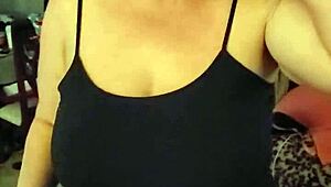 tulsa slut kim sucking my cock in blonde whore blowjob action