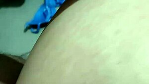 madura gets anal creampie in the ass