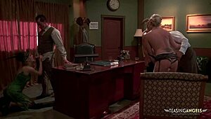 Horny Cowboys Seduce Three Sluts