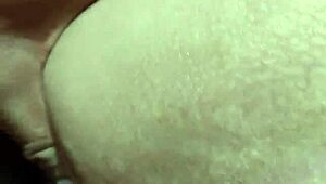 madura gets anal creampie in the ass