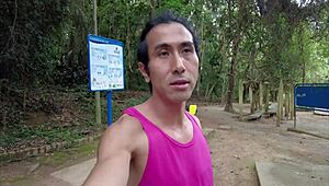 Amanda Borges Bareback Fucks Asian Stud!