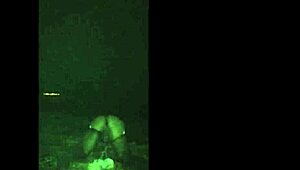 Shemale Elizabeth Teases Balls in Midnight Ritual