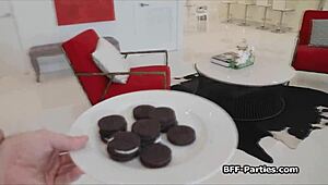 Party turns into wild foursome sucking