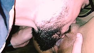Brunette student gets fucked by teacher in bedroom