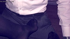 my slave takes my big monster cock in bdsm punishment