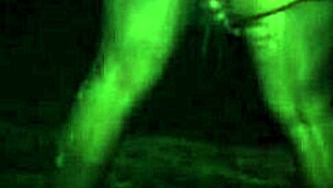 Shemale Elizabeth Teases Balls in Midnight Ritual