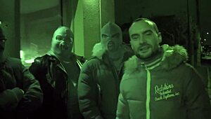 Amateurs Dancing in European Night Club