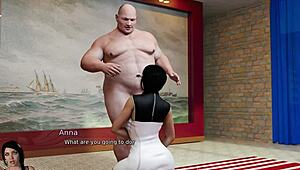 Anna Exciting Affection 10 - Blowjob for Jeremy Boss in 3D Hentai Game