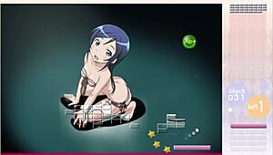 Aragaki Ayase Strips During Arkanoid Gameplay