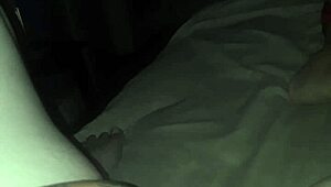 She casually masturbates her pussy in a relaxed home setting, building up to an intense solo session.