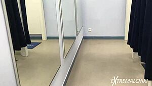 Sporty Twink Handjob In Fitting Room