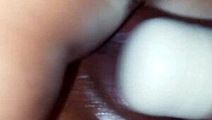 Watch my wife tease in lingerie with her vibrator?