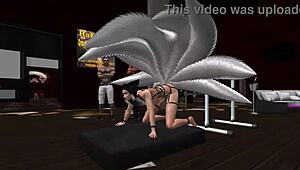 Kitsune Exhibitionist Returns for Public Outdoor Masturbation