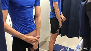 Sporty Twink Handjob In Fitting Room