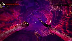Succubus Dominates in Rough Arena Stage Comic