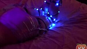 Raver girl gets assjob cumshot!