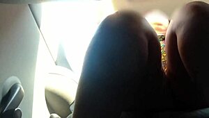 So, you can totally see her tight panties under that skirt.